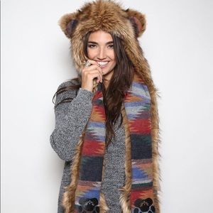 Spirithoods Kodiak Grizzly Italy wool liner